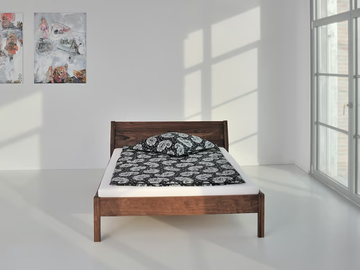 VILLA - Solid wood double bed by Vitamin Design - view 2